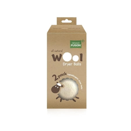 Grand Fusion Wool Dryer Balls, 2 Count