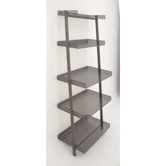 Grand Gray Opulent Leaning Shelf