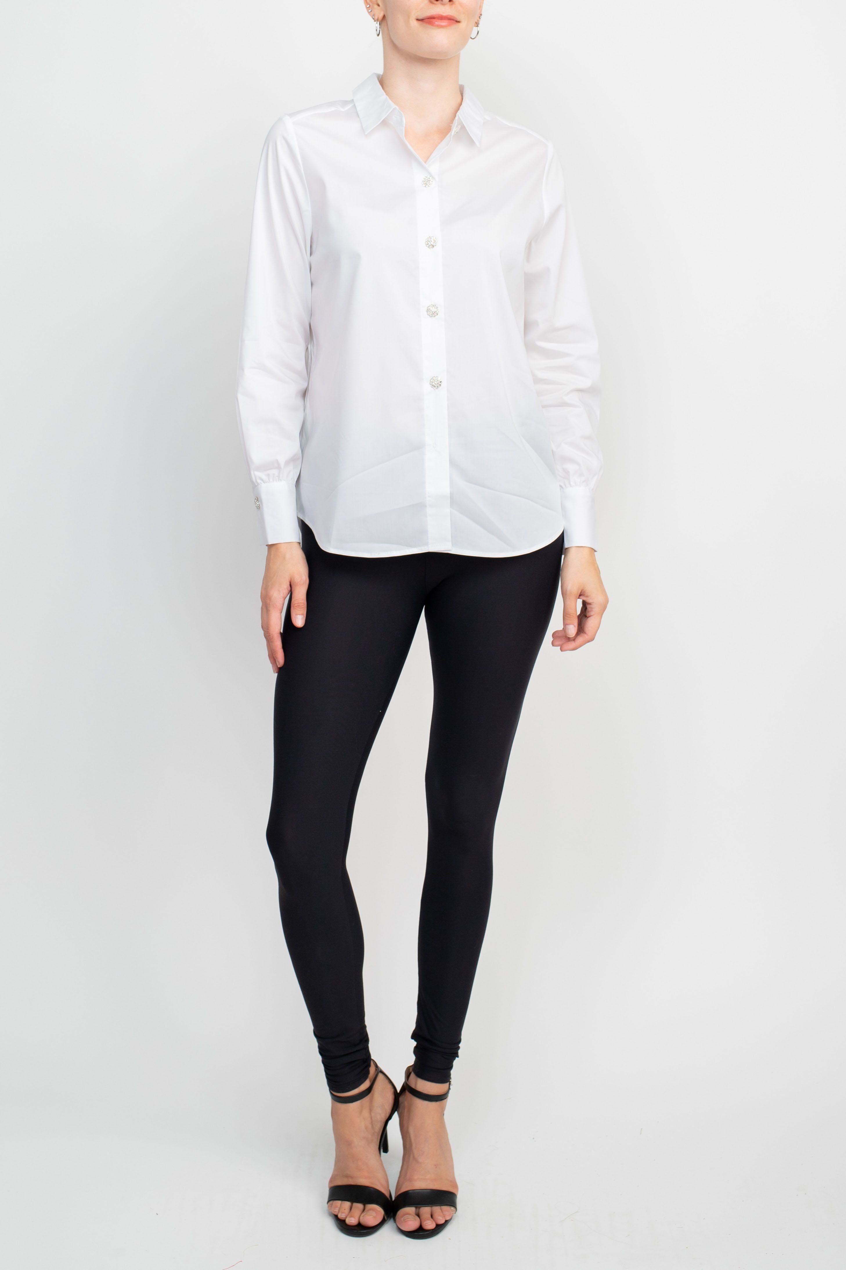 Grand & Greene Collar Neck Button Down Long Cuffs Sleeves Grand & Greene Collar Neck Button Down Long Cuffs Sleeves