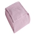 thumbnail image 1 of Grand Hotel Woven Cotton Blanket, Full/Queen, Pink, 1 of 2