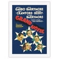 thumbnail image 1 of Grand Hotel - Starring Greta Garbo John Barrymore Joan Crawford Wallace Beery - Vintage Film Movie Poster c.1932 - Japanese Unryu Rice Paper Art Print (Unframed) 12 x 16 in, 1 of 4