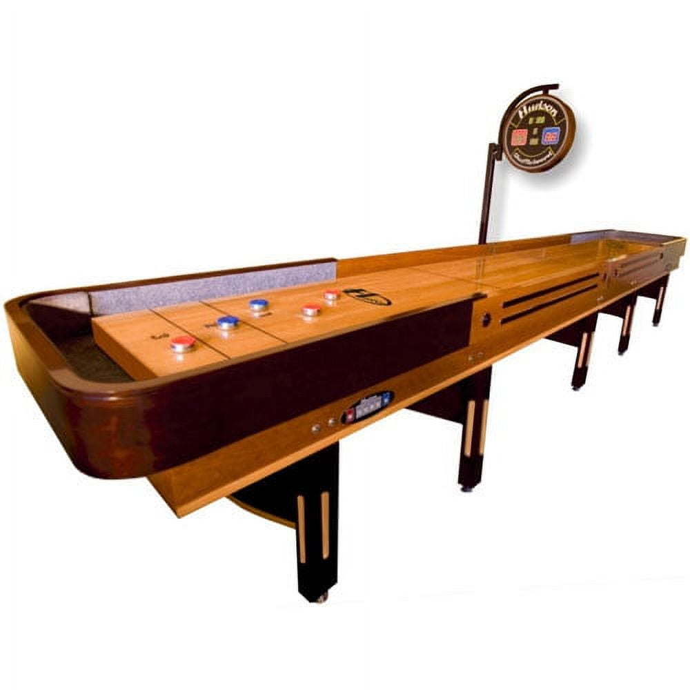 Grand Hudson 16' Shuffleboard Table with Scoreboard Included