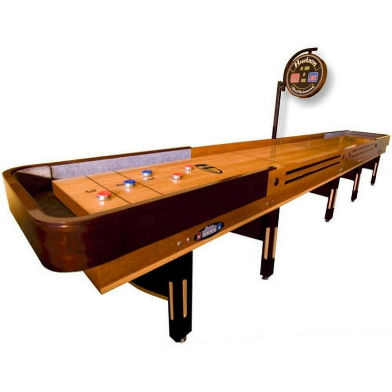 Grand Hudson 16' Shuffleboard Table with Scoreboard Included