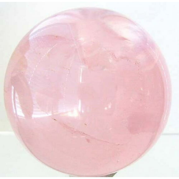 Grand Huge Natural Rose Quartz Crystal 2 5/8 inch Sphere 7697