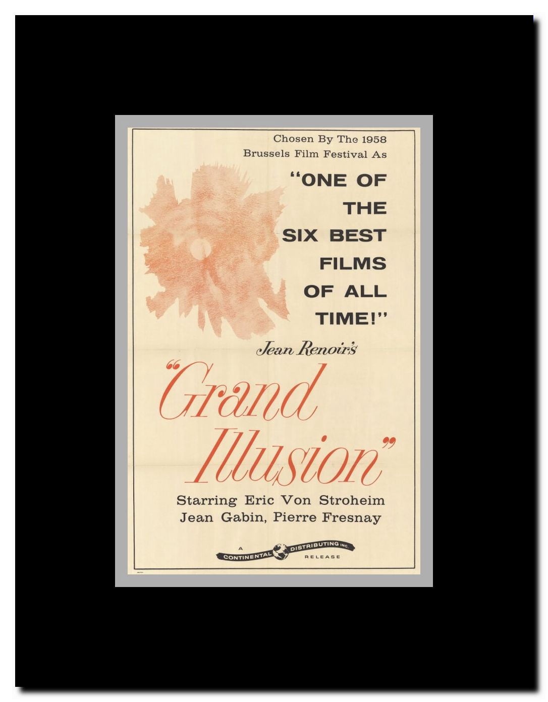 Grand Illusion Framed Movie Poster