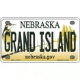 thumbnail image 1 of Grand Island Nebraska Metal Novelty License Plate 4" x 2.2" Mini, 1 of 1