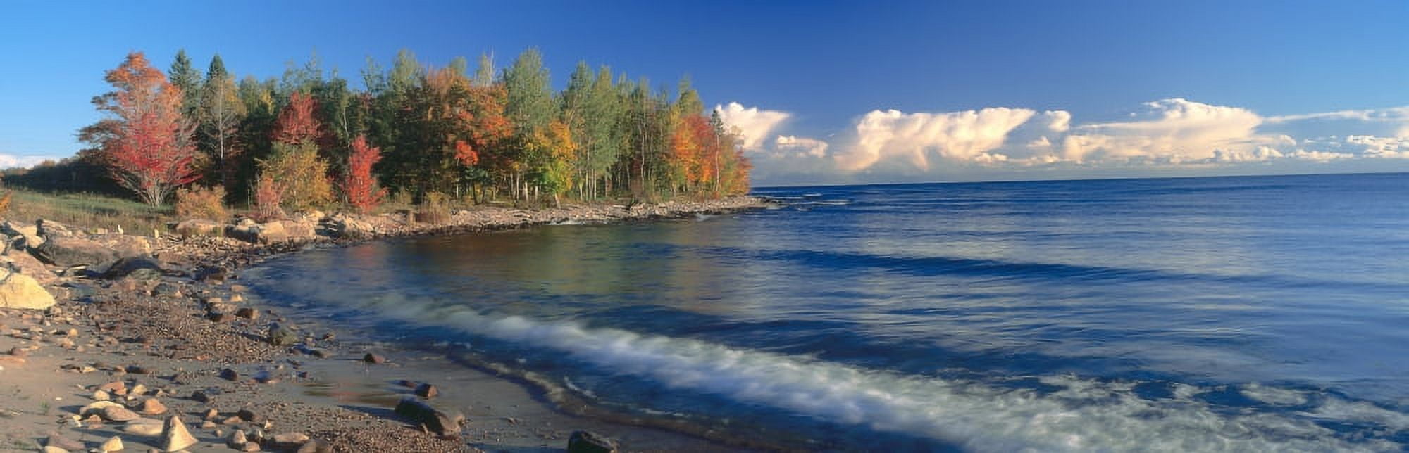 Grand Islands National Recreation Area Lake Superior Michigan Canvas Art - Panoramic Images (27 x 9)