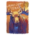 thumbnail image 1 of Grand Lake, Colorado, Moose, Vivid (36x54 Giclee Gallery Art Print, Vivid Textured Wall Decor), 1 of 3