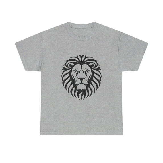 Grand Lion Sketch Pattern T-Shirt