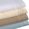 thumbnail image 1 of Grand Luxe Symphony Microfiber 4-piece Full-size Sheet Set White, 1 of 2