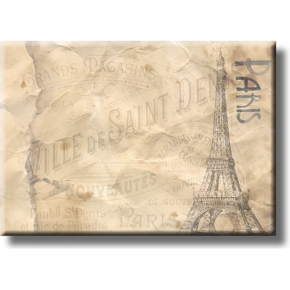 Grand Magasins, Ville de Saint Denis, Paris Picture on Stretched Canvas, Wall Art D?cor, Ready to Hang