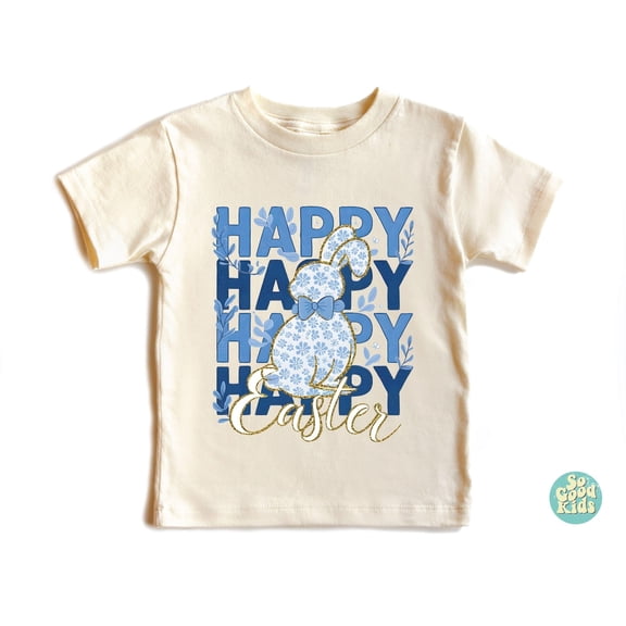 Grand Millennial Easter Shirt, Chinoiserie Bunny Blue Floral, Trendy Blue Toile Easter Tshirt, Preppy Rabbit Shirt, Easter Youth Sweatshirt, New Born, Baby Shower Gift, New Parents Gift