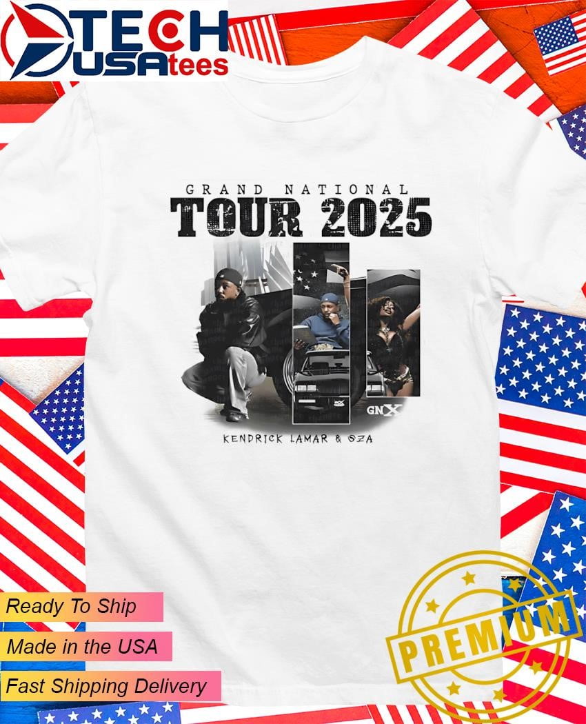 Grand National Tour 2025 Kendrick Lamar and SZA shirt