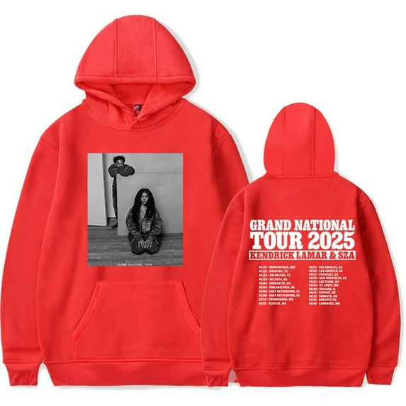 Grand National Tour 2025 Merch Hoodie Pockets Drawstring Unisex Hooded Sweatshirt Fashion Clothing