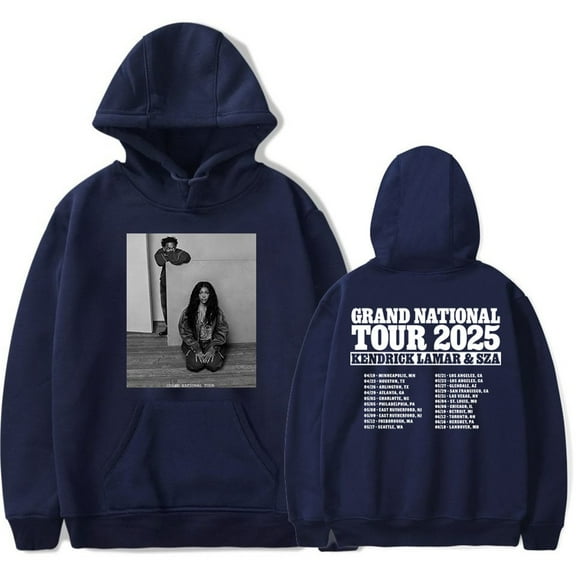Grand National Tour 2025 Merch Hoodie Pockets Drawstring Unisex Hooded Sweatshirt Fashion Clothing