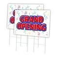 thumbnail image 1 of Grand Opening 2 Pack Of 24" x 36" Yard Sign & Stake | Advertise Your Business | Stake Included Image On Front Only | Made in The USA, 1 of 3