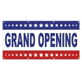 thumbnail image 1 of Grand Opening Banner 13 oz Heavy Duty Vinyl Grand Opening Sign for Special Events, Business, Inaugurations & Ceremonies |Outdoor/Indoor, Single-Sided with Metal Grommets (4x8 ft, Wh & Bl), 1 of 6