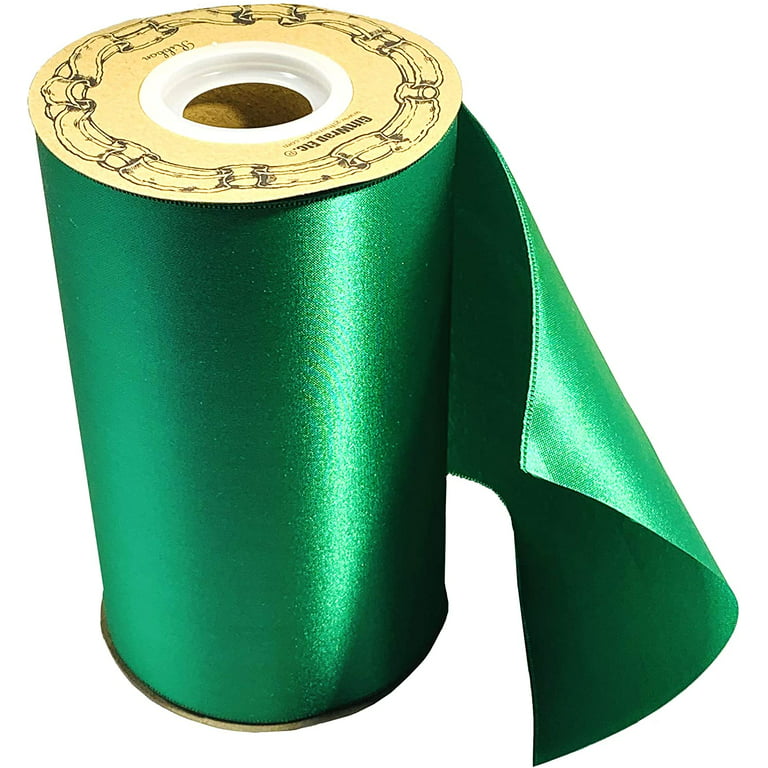 Dark Green Ribbon 1/4 Inches 36 Yards Satin Roll Perfect for