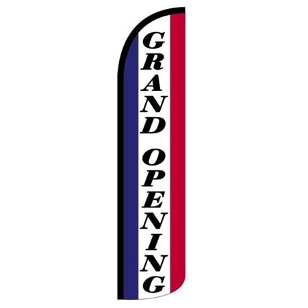 Grand Opening R/W/B Windless flag Without Pole Advertisement /Business Flags | Feather Flag |