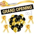 thumbnail image 1 of Grand Opening Ribbon Cutting Ceremony Kit Grand Opening Banner Decorations with 10'' Scissors 40 Pcs Balloons Satin Ribbon Bows and More Supplies for Business Events(Blue), 1 of 6
