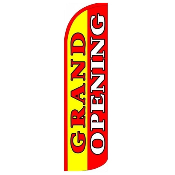 Grand Opening Windless flag Without Pole Advertisement /Business Flags | Feather Flag |