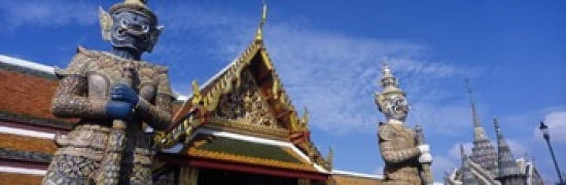Grand Palace Bangkok Thailand Canvas Art - Panoramic Images (18 x 6)