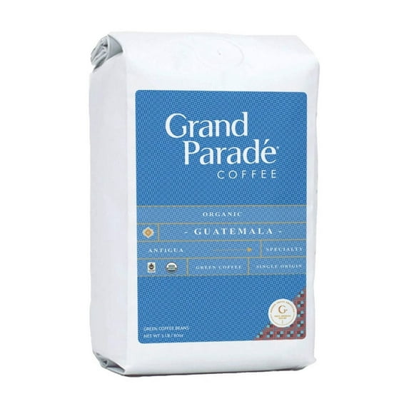 Grand Parade Coffee, 3 lbs Organic Guatemala Antigua Unroasted Green Coffee Beans