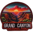 thumbnail image 1 of Grand Park Patch 3" Iron-on Sublimated Applique for Clothing Vest , Nature Badge, Plants and Wildlife, Hiking Trails, Sew-on Decorative Craft, Souvenir Gift, Wild Animal, S1, 1 of 7