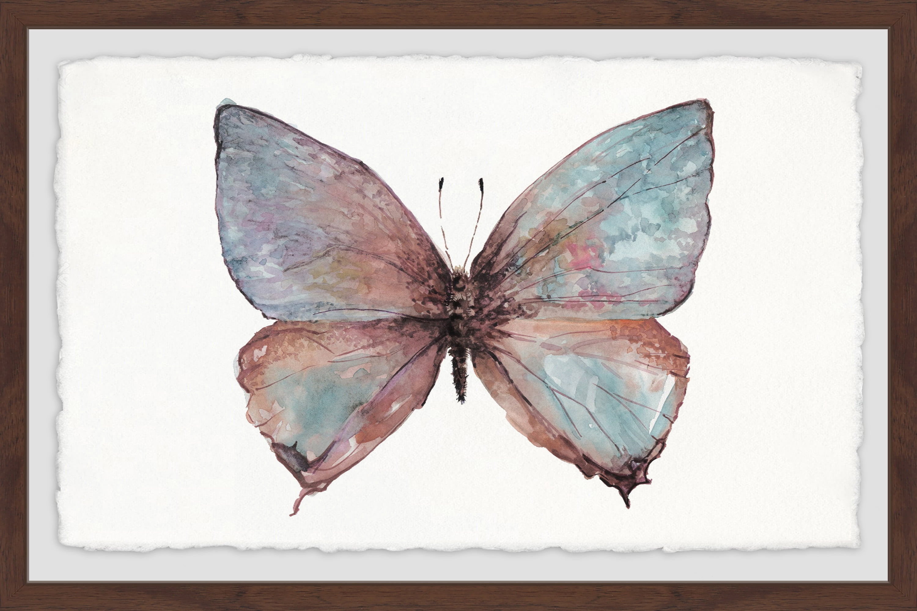 Grand Pastel Wings Framed Painting Print