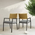 thumbnail image 1 of Grand Patio 2-Piece Stackable Patio Dining Chairs Set with Removable Cushions for Garden, Porch, and Poolside (Grey), 1 of 7