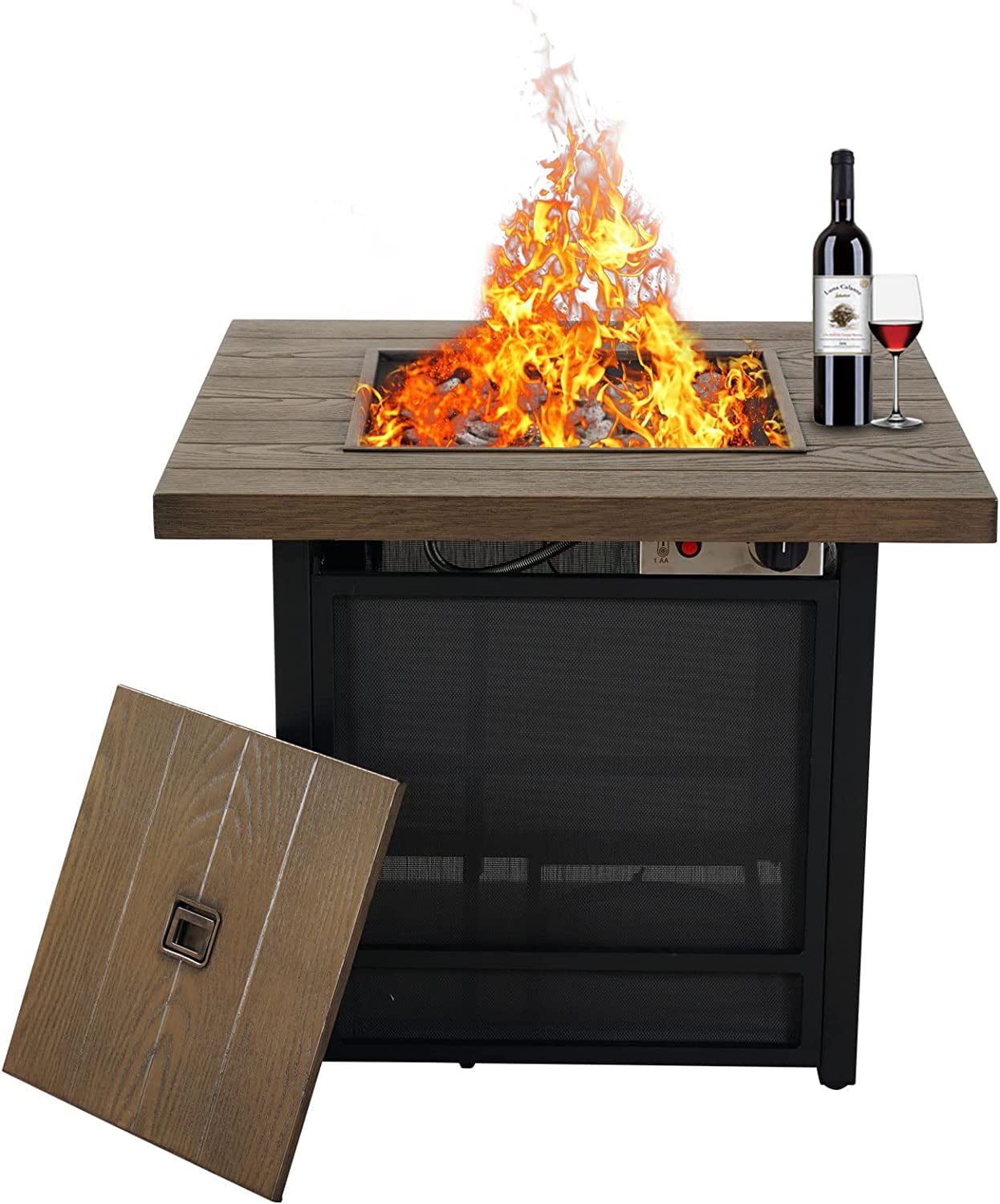 Grand Patio 29.5 Inch Propane Fire Pit Tables 50,000 BTU CSA Safety