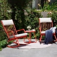 thumbnail image 1 of Grand Patio Windsor Adult 3-Piece Steel Outdoor Bistro Sets with Red/Gray, 1 of 8