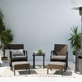 thumbnail image 1 of Grand Patio 5-Piece Outdoor Furniture Sets, Weather-Resistant Wicker Steel, 2 Seats, Gray, 1 of 9