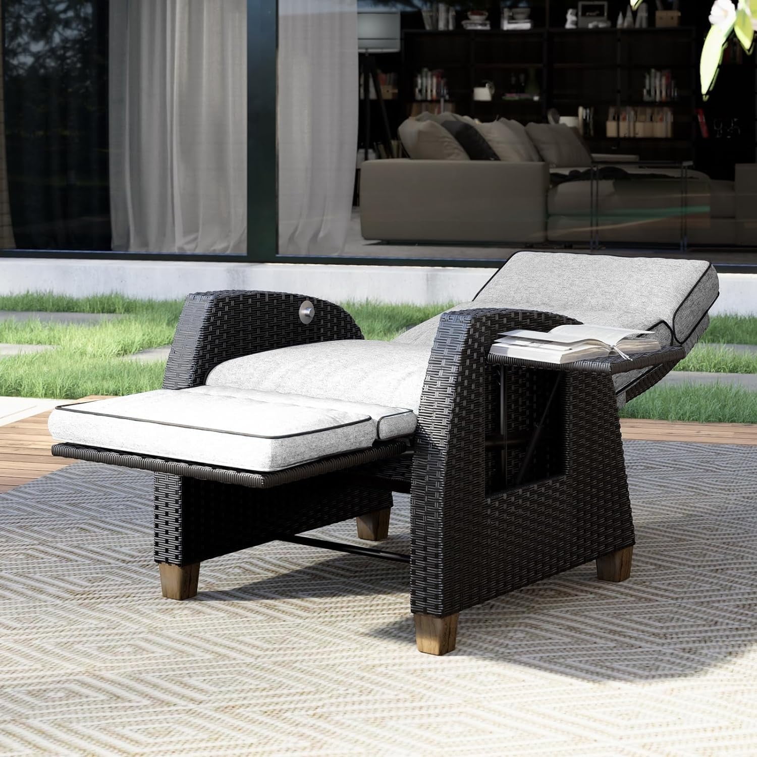 Grand patio Indoor & Outdoor 2-Piece Reclining Chairs - Thumbnail 2