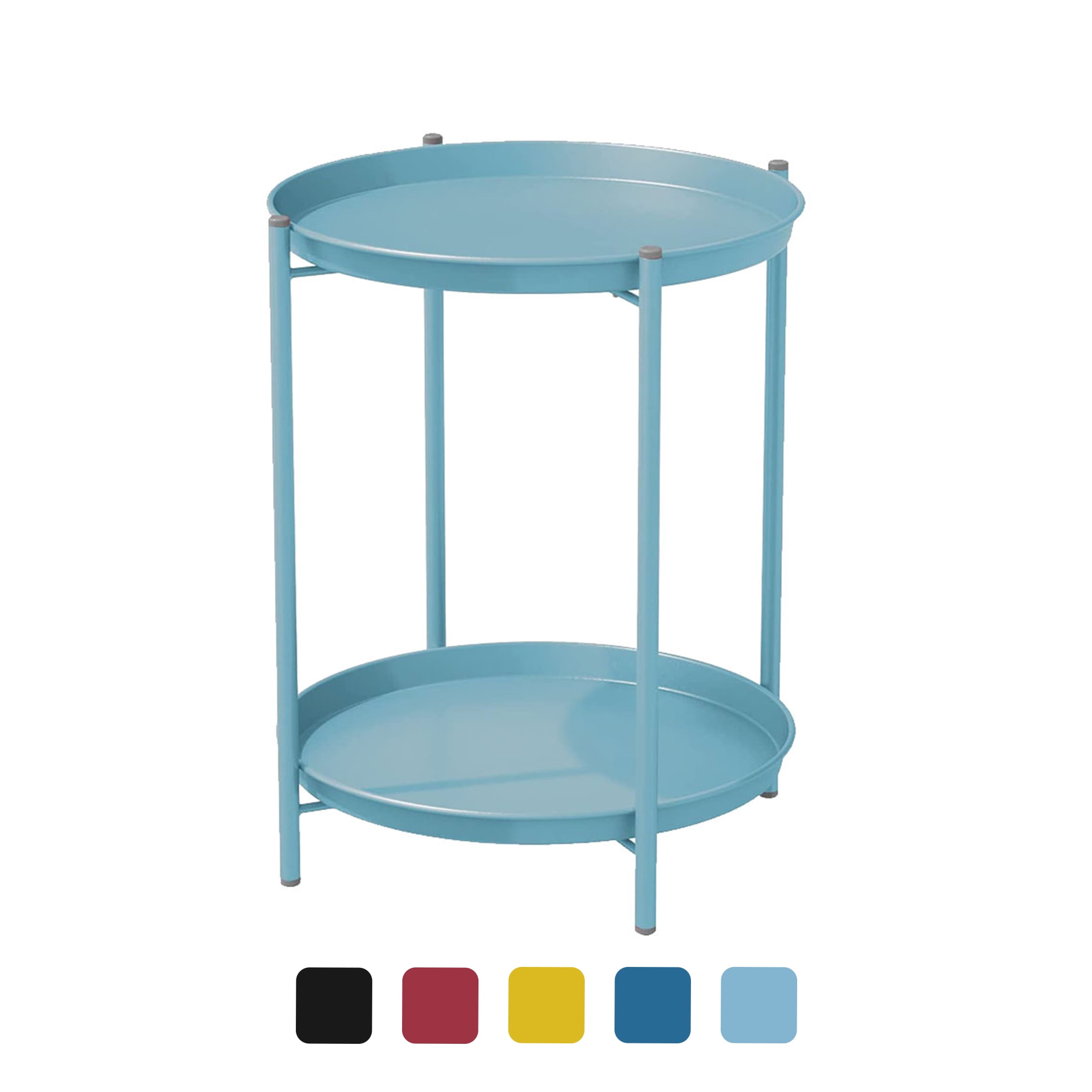 Grand Patio 2Tier Indoor & Outdoor Side Table, WeatherResistant Steel