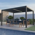 thumbnail image 1 of Grand Patio Outdoor 10x13 Aluminum Pergola with Adjustable Louvers and Integrated Drainage System, 1 of 8