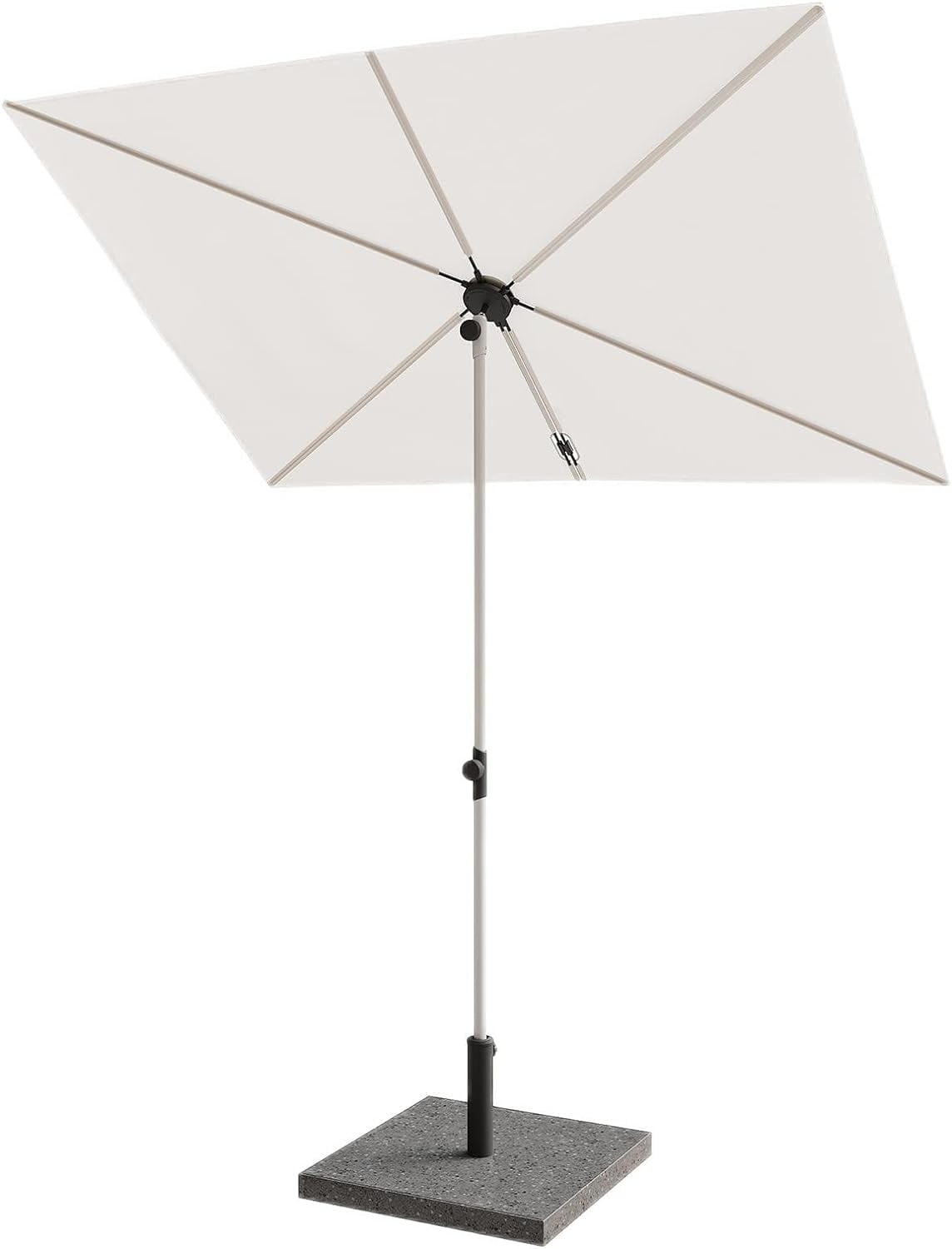 Grand Patio Outdoor 6x4 Ft Rectangular Umbrella with Tilt & Rotation