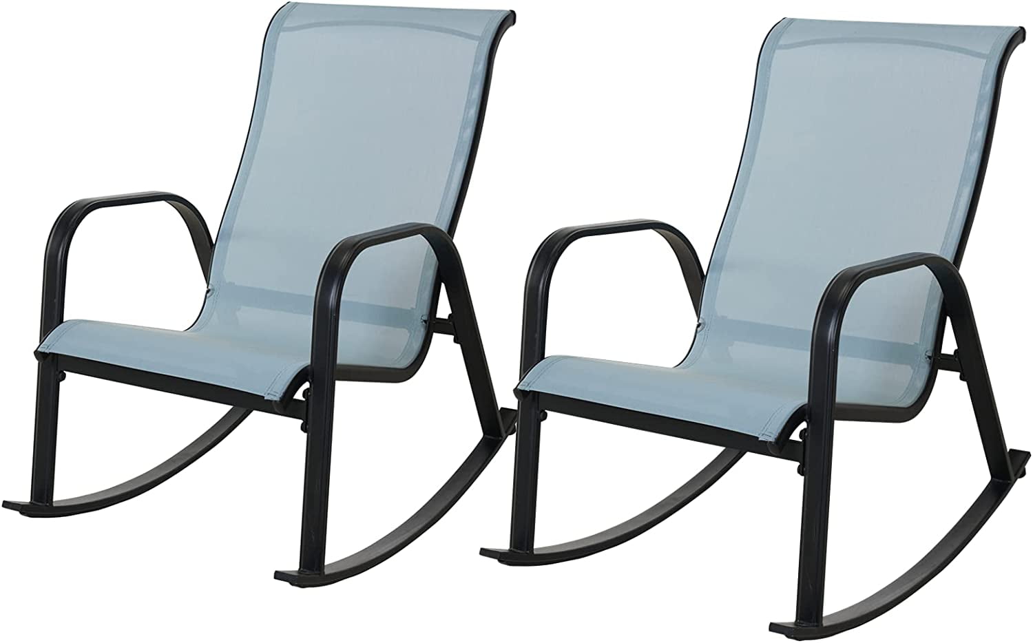 Grand Patio Outdoor Adult Rocking Chair Set of 2 for Porch All Weather