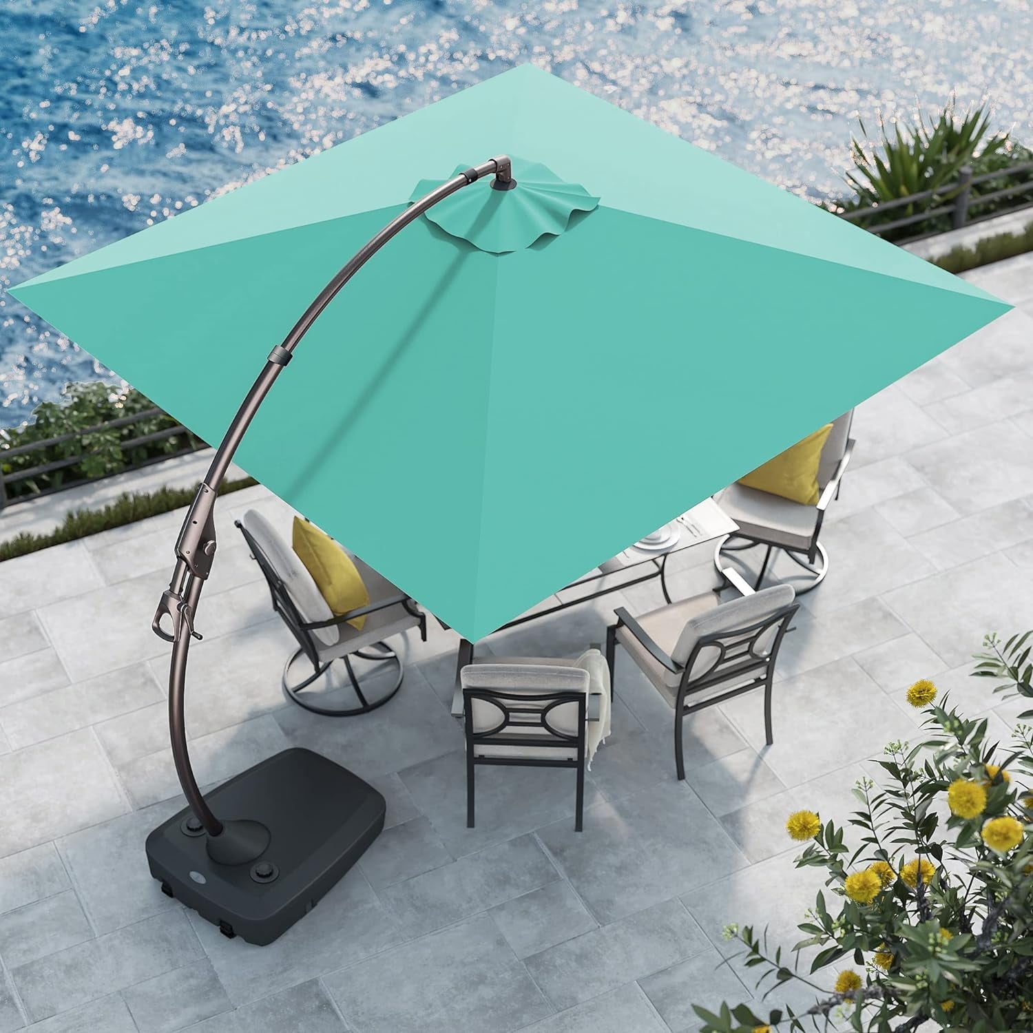 black patio umbrella target Black : Cantilever Umbrellas : Target