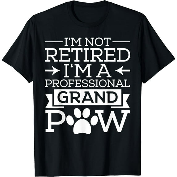 Grand Paw Shirt Grandpa Grandpaw Gifts Dog Lover Gift Men T-Shirt