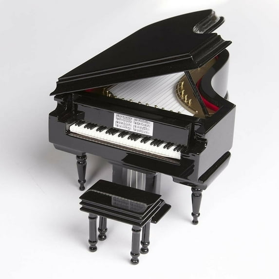 Grand Piano Music Box, 6.5 inches, Plays "Fur Elise", by Broadway Gifts