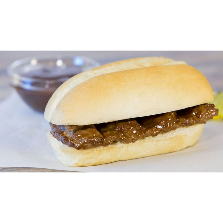 Grand Prairie Fully Cooked BBQ Pork Rib Sandwich, Prepared Hoagies