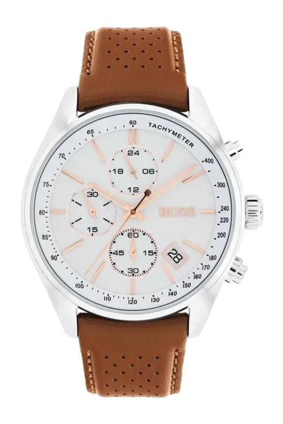 Grand Prix Chronograph 1513475 Brown Men's Quartz Watch