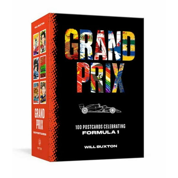 Grand Prix Postcards: 100 Postcards Celebrating Formula 1 (Hardcover)