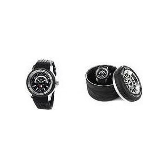 Grand Prix RR101.Blue 46mm Stainless Steel Case Black Rubber Mineral Men's Watch