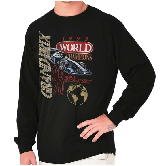 Grand Prix Racing World Championship Men's Long Sleeve Tee T Shirt Brisco Brands M