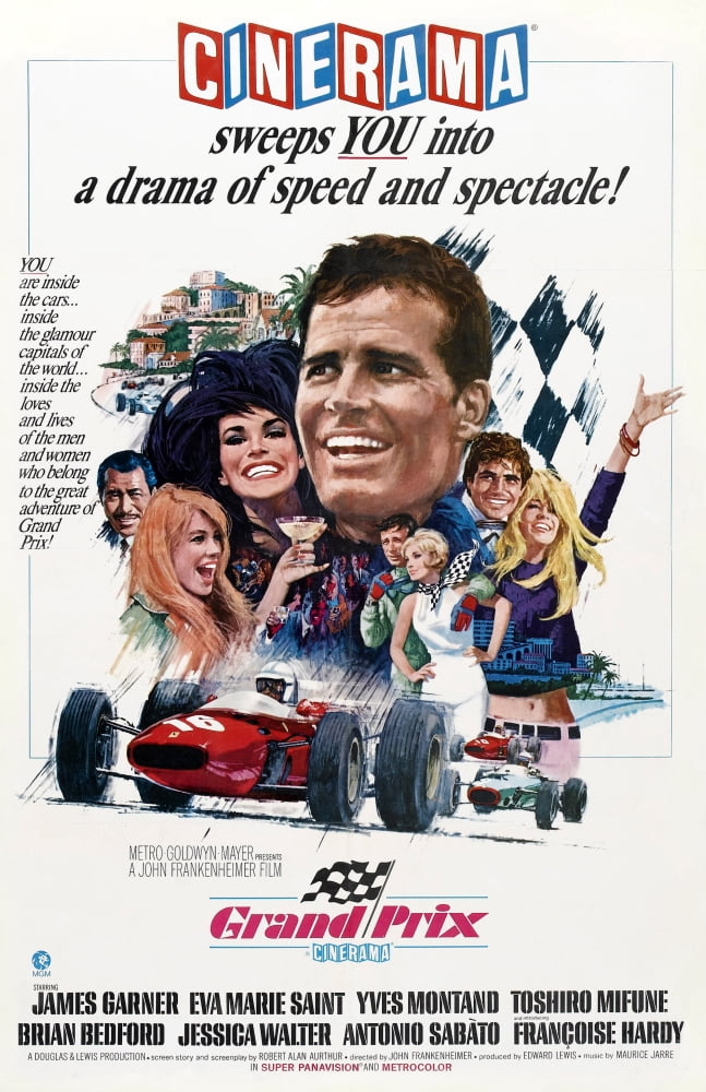 Grand Prix Movie Poster Masterprint