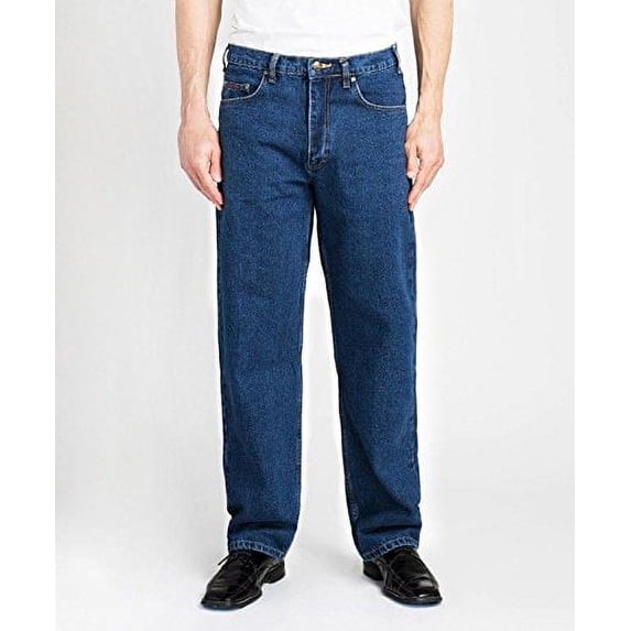 Grand River Relaxed Fit Big & Tall Mens Stonewashed Jeans