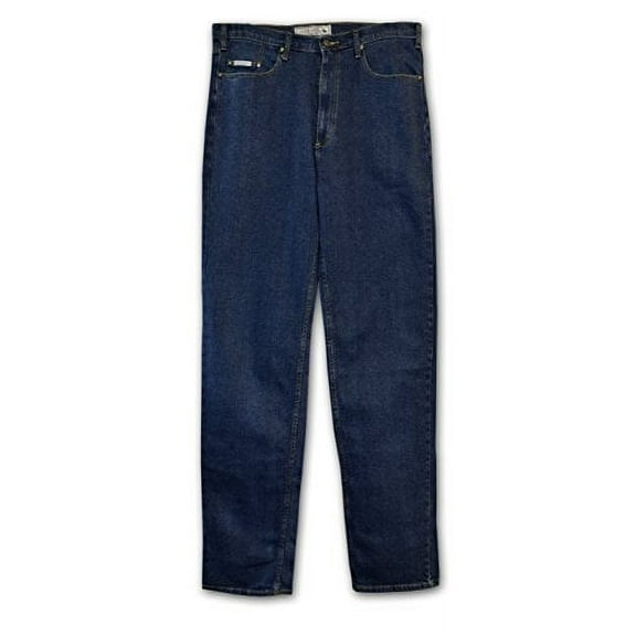 Grand River Stretch Traditional Straight Cut Jeans (36/32, Blue Stretch)