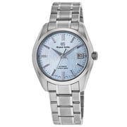 Grand Seiko Heritage Collection Automatic Blue Dial Titanium Mens Watch SBGH349G